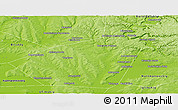 Physical Panoramic Map of Blagoveshchenskiy