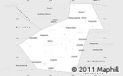 Silver Style Simple Map of Blagoveshchenskiy
