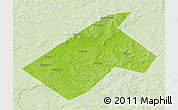 Physical 3D Map of Burayevskiy, lighten