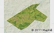 Satellite 3D Map of Burayevskiy, lighten