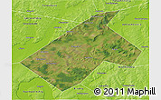 Satellite 3D Map of Burayevskiy, physical outside