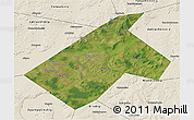 Satellite 3D Map of Burayevskiy, shaded relief outside