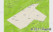 Shaded Relief 3D Map of Burayevskiy, physical outside