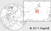 Blank Location Map of Burayevskiy