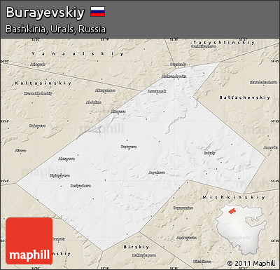Classic Style Map of Burayevskiy