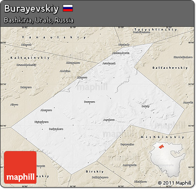 Classic Style Map of Burayevskiy