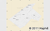 Classic Style Map of Burayevskiy, single color outside