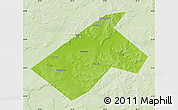 Physical Map of Burayevskiy, lighten