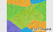 Physical Map of Burayevskiy, political outside