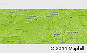 Physical Panoramic Map of Burayevskiy