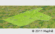 Physical Panoramic Map of Burayevskiy, satellite outside