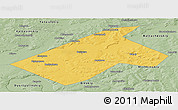 Savanna Style Panoramic Map of Burayevskiy