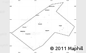 Blank Simple Map of Burayevskiy, cropped outside