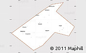 Classic Style Simple Map of Burayevskiy, cropped outside