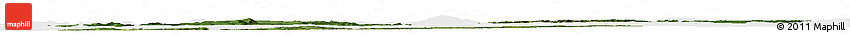 Satellite Horizon Map of Burzyanskiy, single color outside