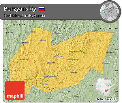 Savanna Style Map of Burzyanskiy