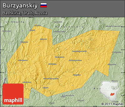 Savanna Style Map of Burzyanskiy