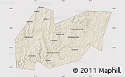 Shaded Relief Map of Burzyanskiy, cropped outside