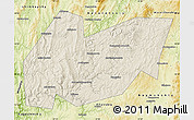 Shaded Relief Map of Burzyanskiy, physical outside