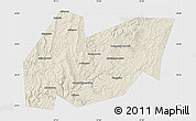 Shaded Relief Map of Burzyanskiy, single color outside