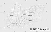 Silver Style Map of Burzyanskiy, single color outside