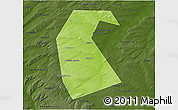 Physical 3D Map of Buzdyakskiy, darken