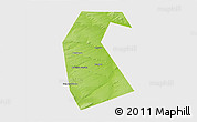 Physical 3D Map of Buzdyakskiy, single color outside
