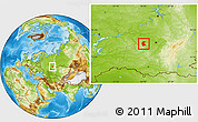 Physical Location Map of Buzdyakskiy