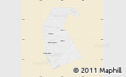 Classic Style Map of Buzdyakskiy, single color outside