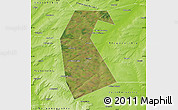 Satellite Map of Buzdyakskiy, physical outside