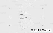 Silver Style Map of Buzdyakskiy, single color outside