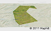 Satellite Panoramic Map of Buzdyakskiy, lighten