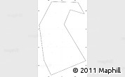 Blank Simple Map of Buzdyakskiy, cropped outside, no labels