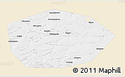 Classic Style 3D Map of Chekmagushevskiy, single color outside