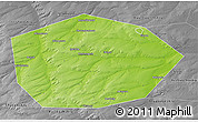 Physical 3D Map of Chekmagushevskiy, desaturated