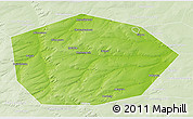 Physical 3D Map of Chekmagushevskiy, lighten