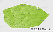 Physical 3D Map of Chekmagushevskiy, single color outside