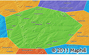Political 3D Map of Chekmagushevskiy
