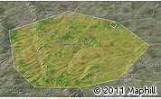 Satellite 3D Map of Chekmagushevskiy, semi-desaturated