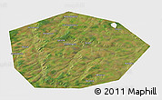 Satellite 3D Map of Chekmagushevskiy, single color outside