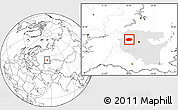 Blank Location Map of Chekmagushevskiy, highlighted parent region