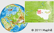 Physical Location Map of Chekmagushevskiy, highlighted parent region