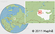 Savanna Style Location Map of Chekmagushevskiy, highlighted parent region