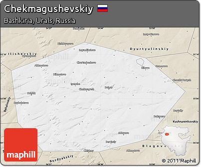 Classic Style Map of Chekmagushevskiy