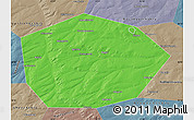 Political Map of Chekmagushevskiy, semi-desaturated