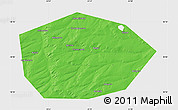 Political Map of Chekmagushevskiy, single color outside