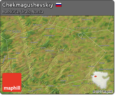 Satellite Map of Chekmagushevskiy