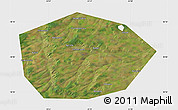 Satellite Map of Chekmagushevskiy, single color outside