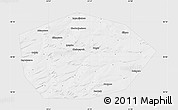 Silver Style Map of Chekmagushevskiy, single color outside
