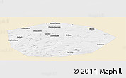 Classic Style Panoramic Map of Chekmagushevskiy, single color outside